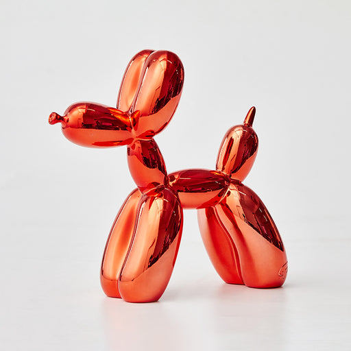 Electroplating Red Small Balloon Dog Sculpture