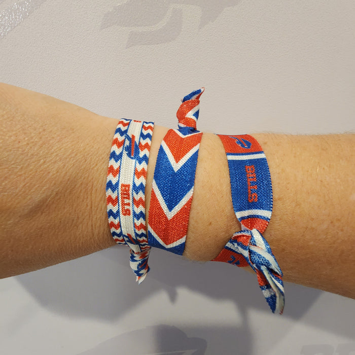 Buffalo Bills Knotted Hair Ties (5 Pack)