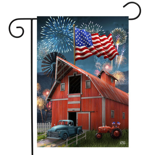 American Celebration Barn Garden Flag