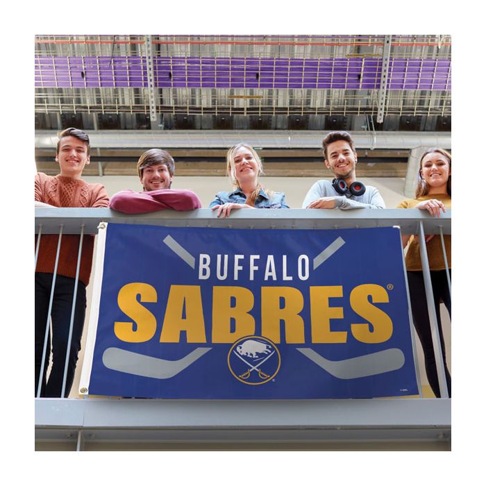 3x5' Buffalo Sabres Sticks Polyester Flag