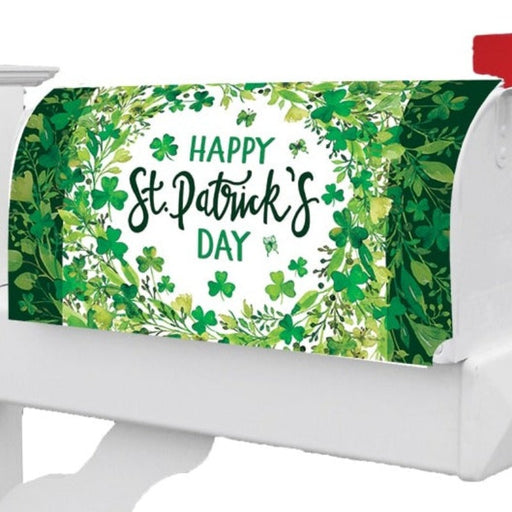 St. Pat's Wreath Mailbox Cover