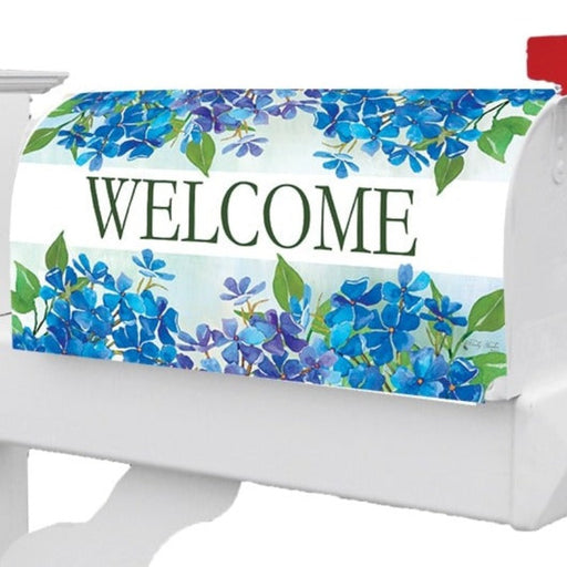 Hydrangeas Welcome Mailbox Cover