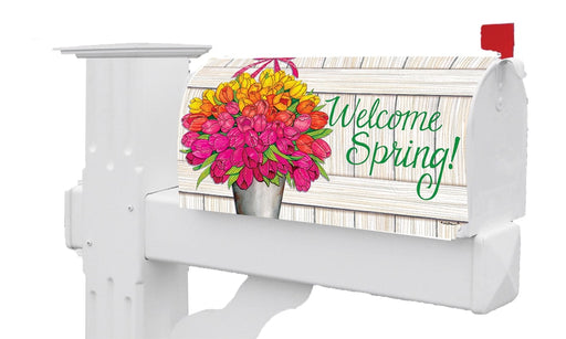 Glorious Tulips Mailbox Cover