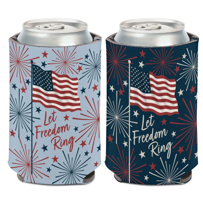 Patriotic Let Freedom Ring Can Cooler