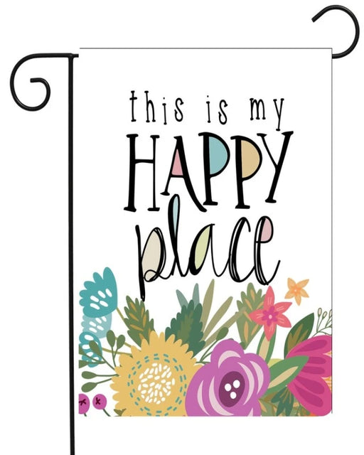 This is My Happy Place Garden Flag