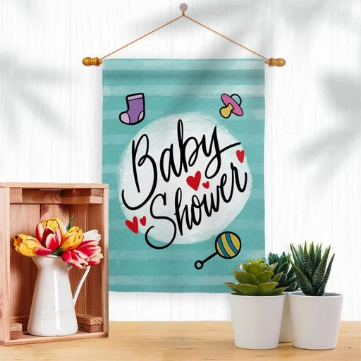 Baby Shower Banner Flag
