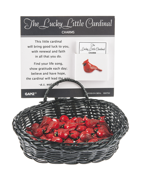 Lucky Little Cardinal Pocket Charms are sold individually & come with a card printed with this sweet sentiment