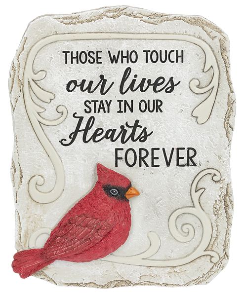Touch Our Lives Cardinal Stepping Stone/Wall Décor