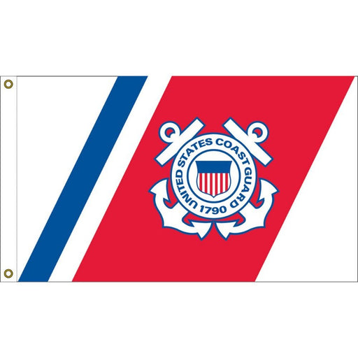 3x5' Coast Guard Poly-Cotton Flag