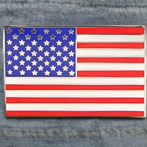 1 5/8" USA Flag Extra Large Lapel Pin