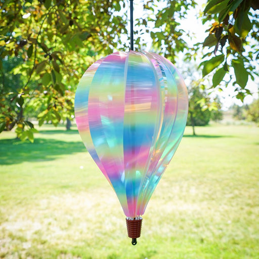 Striped Iridescent Hot Air Balloon