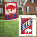 Buffalo bills retro garden flag throwback bills flag bills mafia