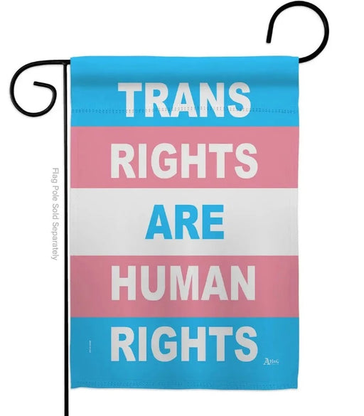 Transgender Rights Garden Flag