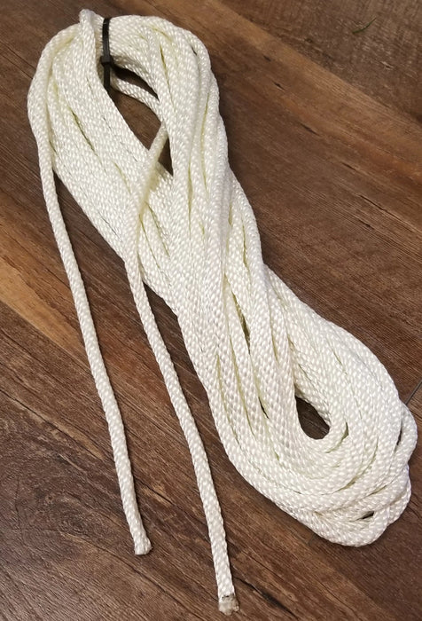 1/4" White Nylon Halyard by the Foot