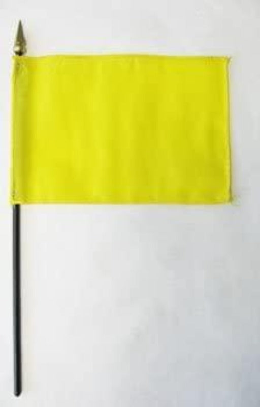 4x5" Yellow Racing Stick Flag