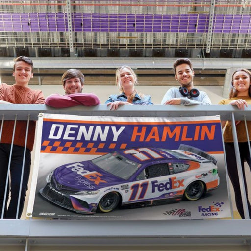 3x5' NASCAR Denny Hamlin Polyester Flag