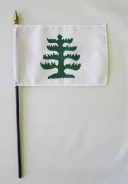 4x6" Pine Tree 1775 Stick Flag