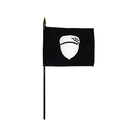 4x6" Treasurer Acorn Stick Flag