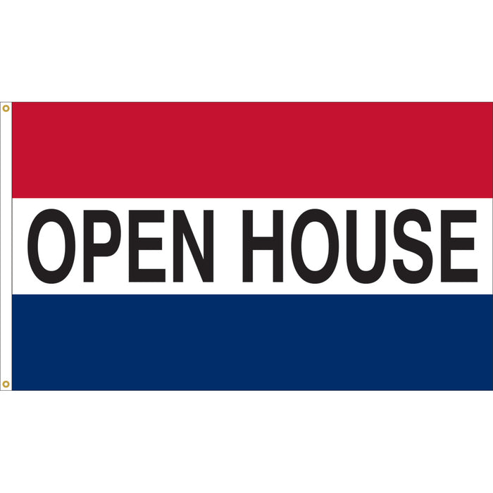 3'x5' Open House Nylon Flag - Made In USA