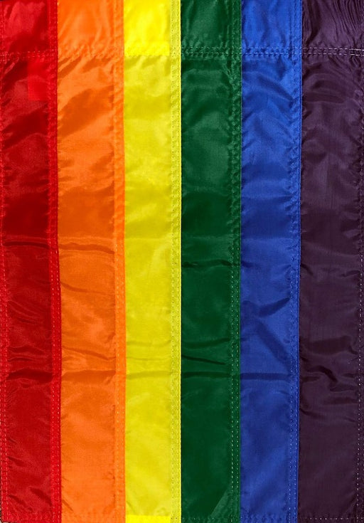 Pride Rainbow Applique Garden Flag