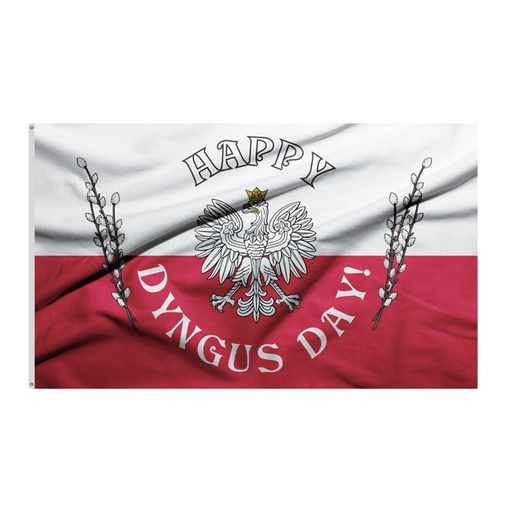 3x5' Happy Dyngus Day Polyester Flag - Made in USA