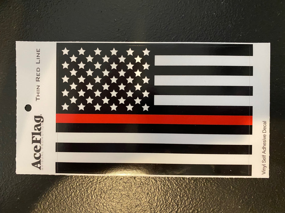 Thin Red Line Decal  - Made in USA