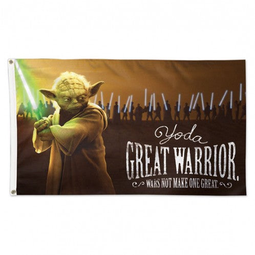3x5' Star Wars Yoda Great Warrior