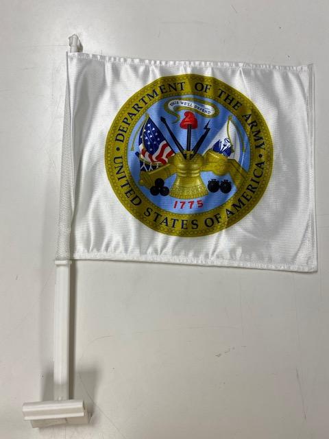 Army Seal Car Flag - Made in USA