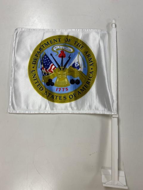 Army Seal Car Flag - Made in USA