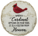 When A Cardinal Appears... Memorial Stepping Stone/Wall Décor