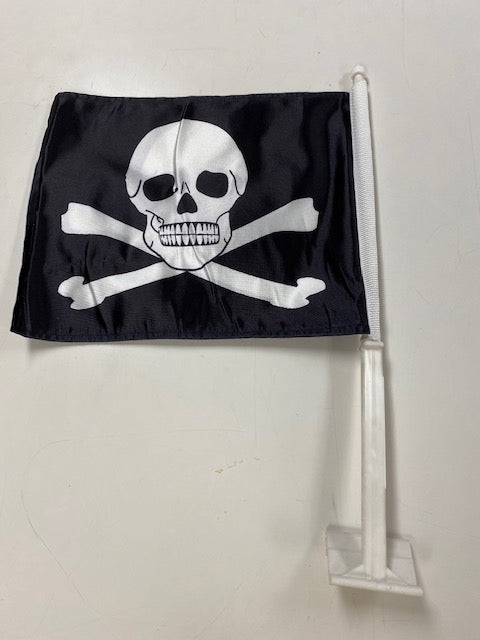 Jolly Roger Car Flag - Made In USA