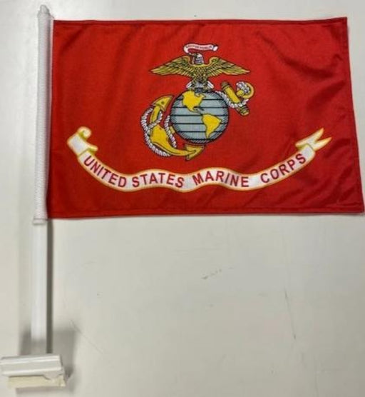 Marines Car Flag
