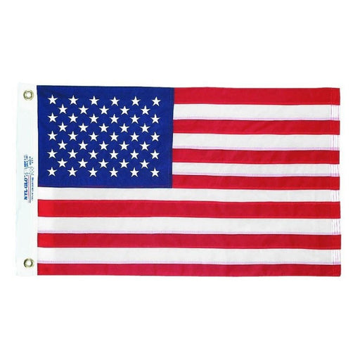TRADITIONAL AMERICAN FLAG WITH DYED STARS AND STRIPES