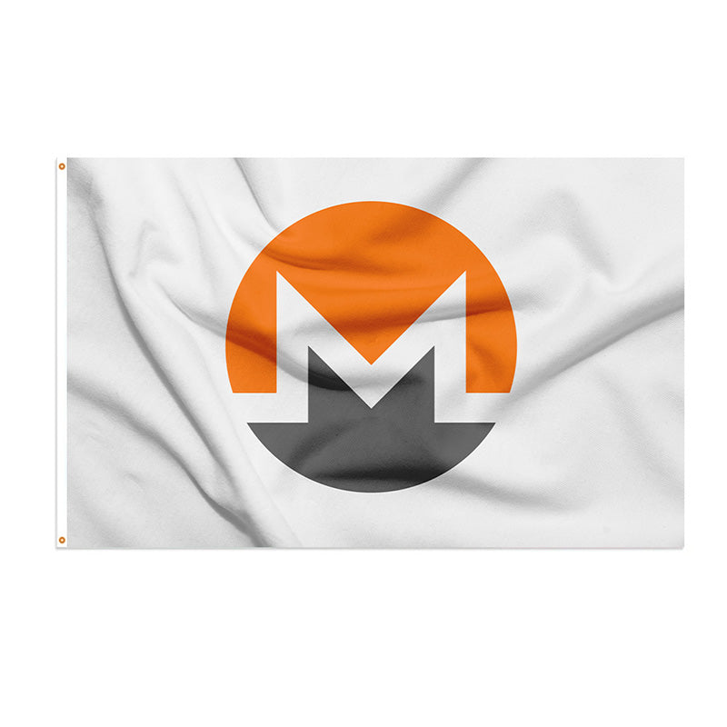 Monero Cryptocurrency Flag