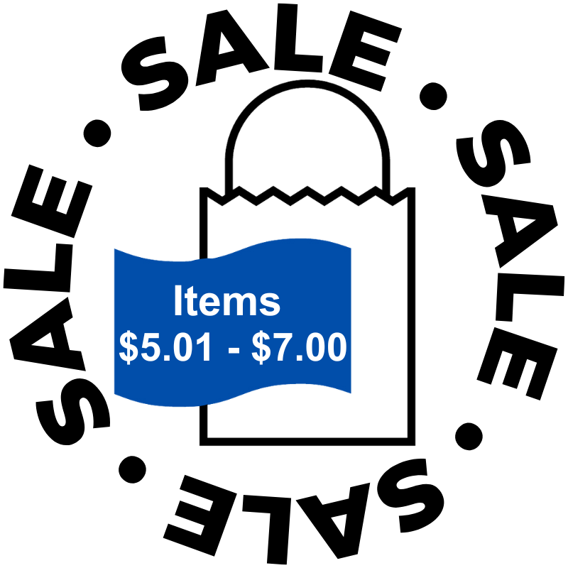 $7 Clearance (all items $5.01 - $7)