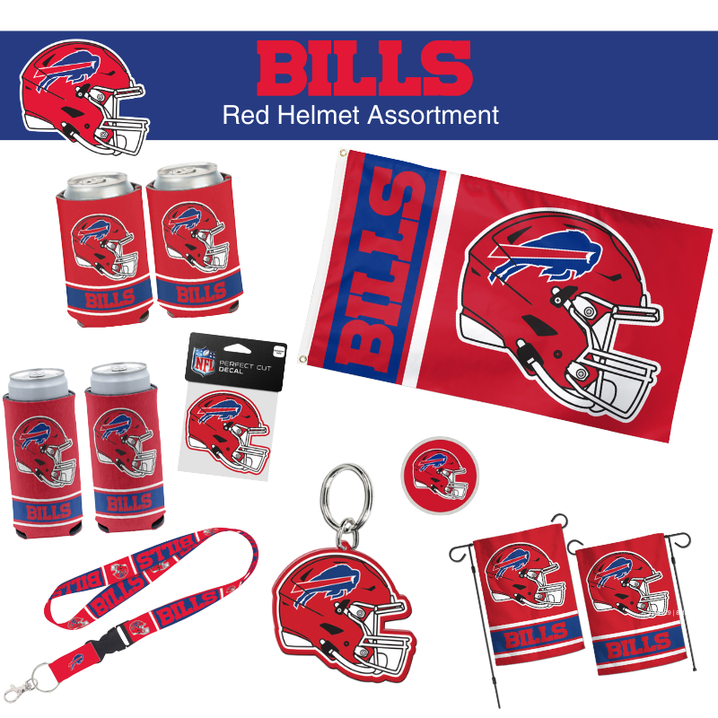 Buffalo Bills Red Helmet Assortment