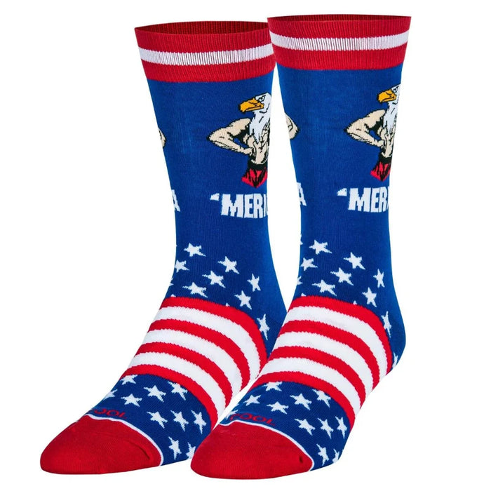 'Merica Eagle Men's Crew Socks