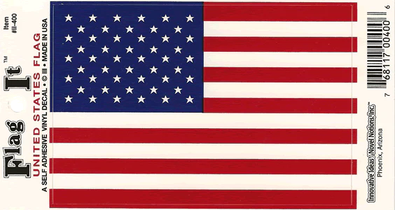 American Flag Sticker - Made in USA