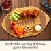 Flip, Serve & Store Football Charcuterie Board with Lid
