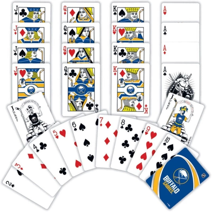 Buffalo Sabres Custom Faced Playing Cards