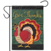 Give Thanks Turkey Garden Flag