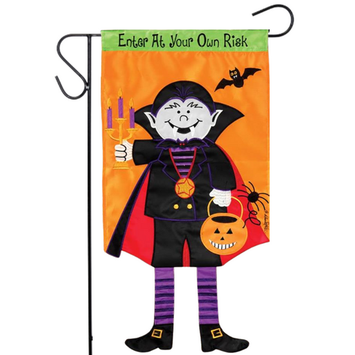 Dracula Crazy Legs Garden Flag