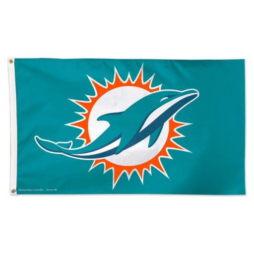 3x5' Miami Dolphins Blue Polyester Flag