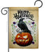 Crow and Pumpkin Garden Flag