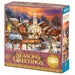 Jigsaw puzzle box with a winter village scene and 'Season's Greetings' text.