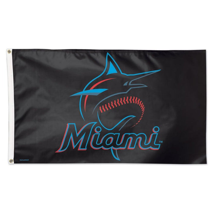 3 ft x 5 ft Polyester MLB Flag - Miami Marlins