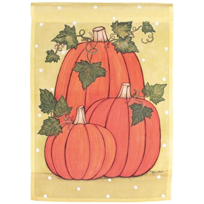 Happy Pumpkins Garden Flag