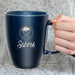 18oz Buffalo Sabres Navy Ceramic Lustre Mug