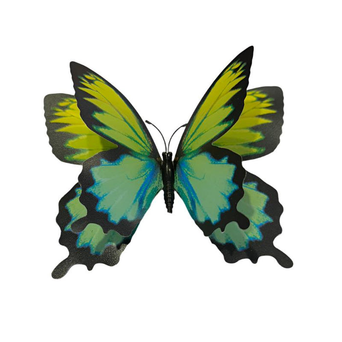 Green Swallowtail Glow in the Dark Paper Butterfly Magnet