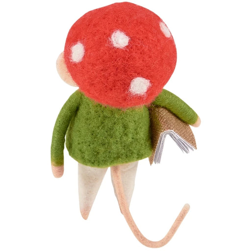 Mushroom Mouse Critter Figurine